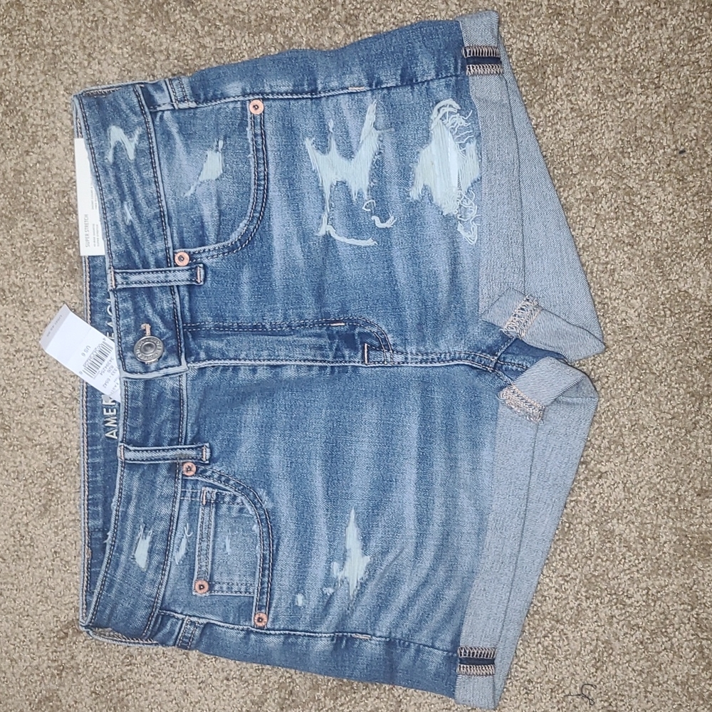 AEO Super Stretch Hi-Rise Shortie